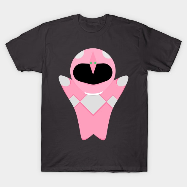 mini pink ranger T-Shirt by prettyguardianstudio